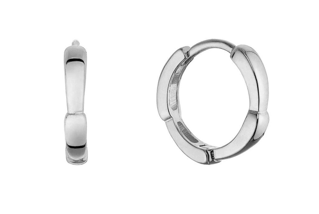 Evolution Group Elegantné strieborné kruhy 61158