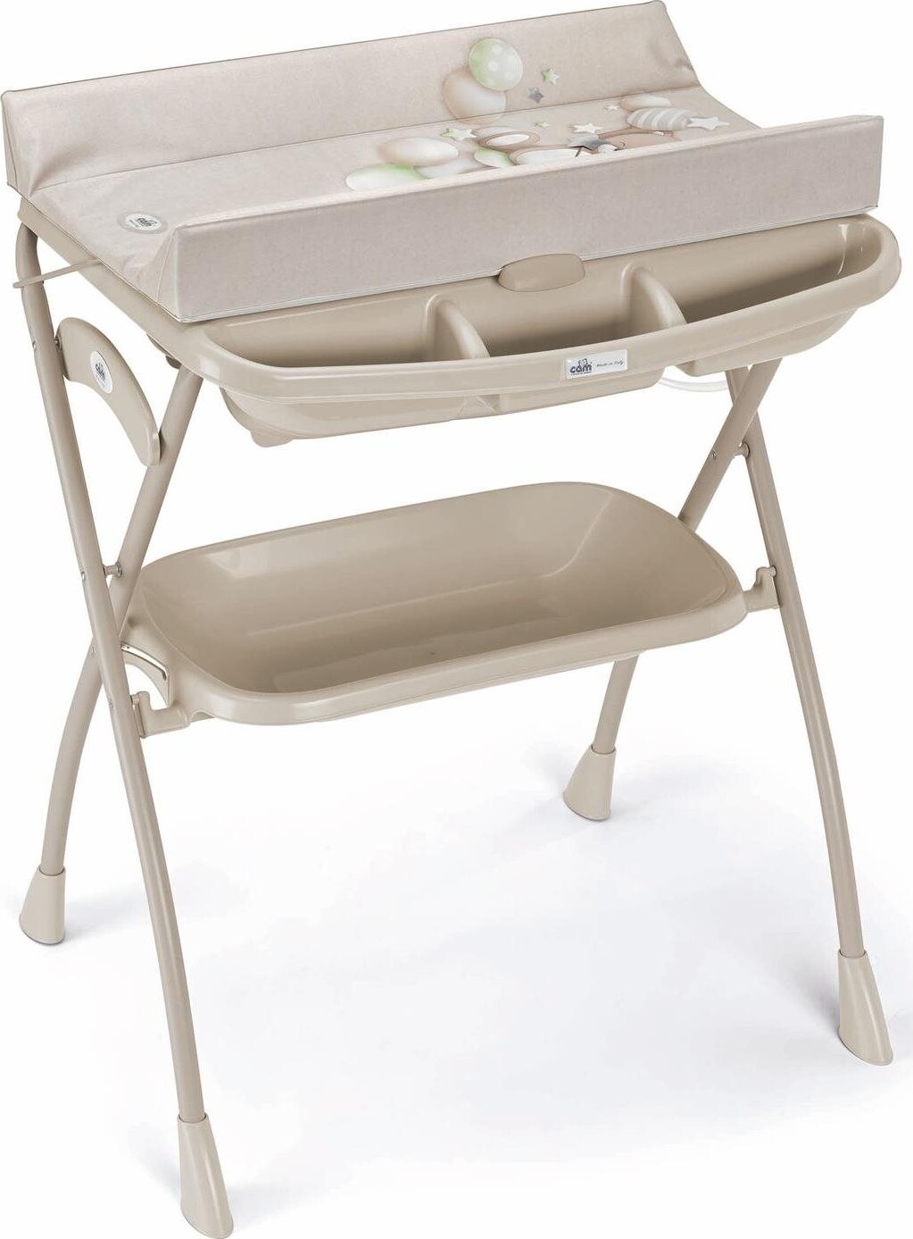 CAM Prebaľovací stôl Volare hnedá