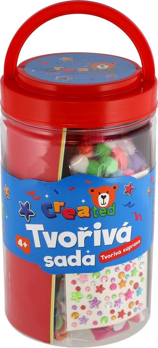 Created Tvořivá sada v plastové dóze