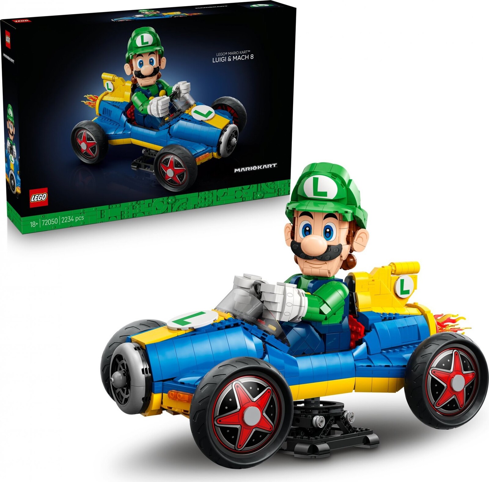 LEGO® Super Mario™ 72050 Mario Kart™ – Luigi a Mach 8