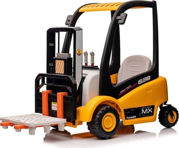 Eljet Detský elektrický vysokozdvižný vozík PROFI žltý, Li-Ion