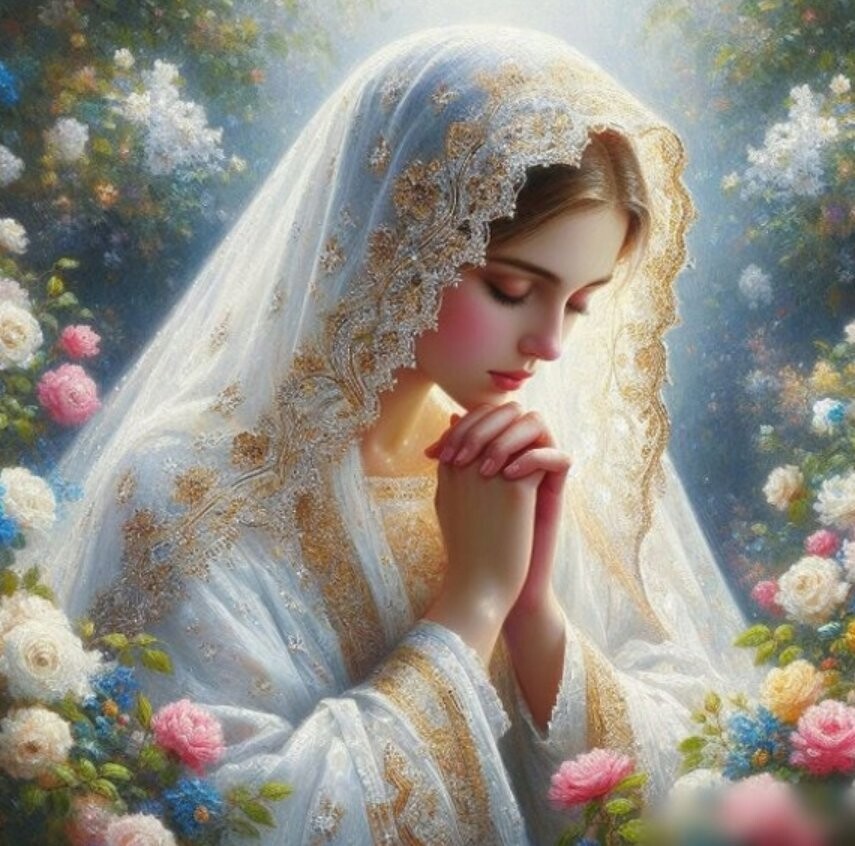 Norimpex Modliaca sa Panna Mária 30 × 40 cm