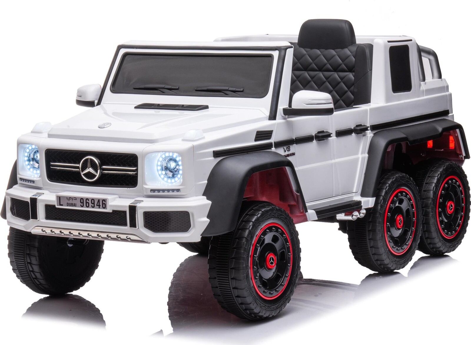 Eljet Mercedes G63 - 6 kol bílé/white