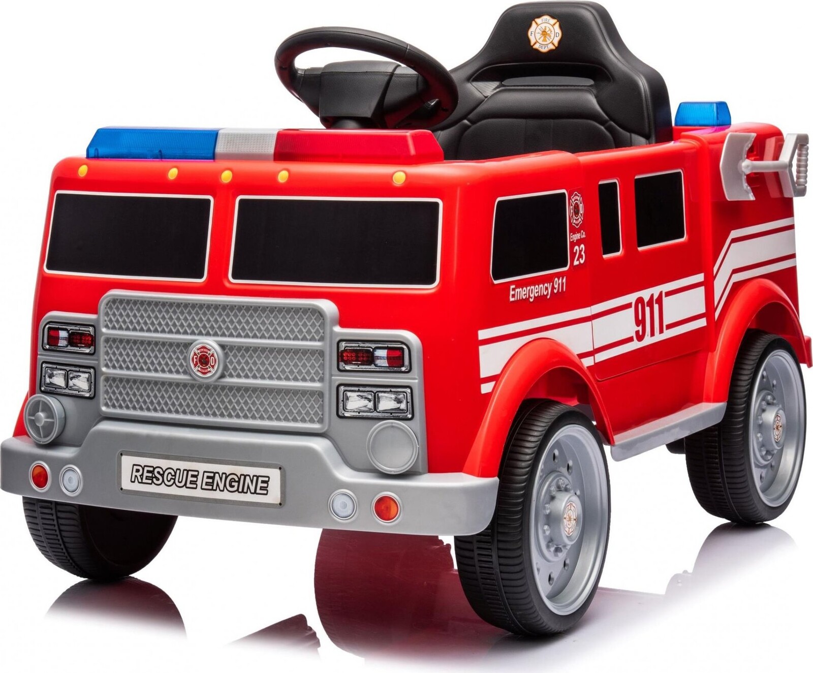 Eljet Detské elektrické auto hasiči červené, Li-Ion