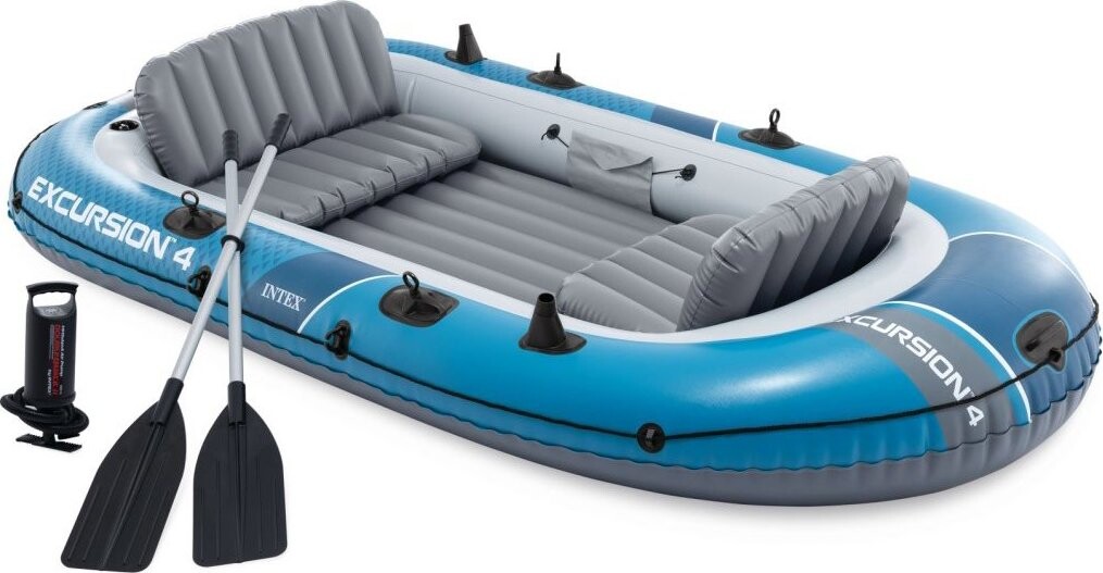 INTEX Excursion 4 Boat Set