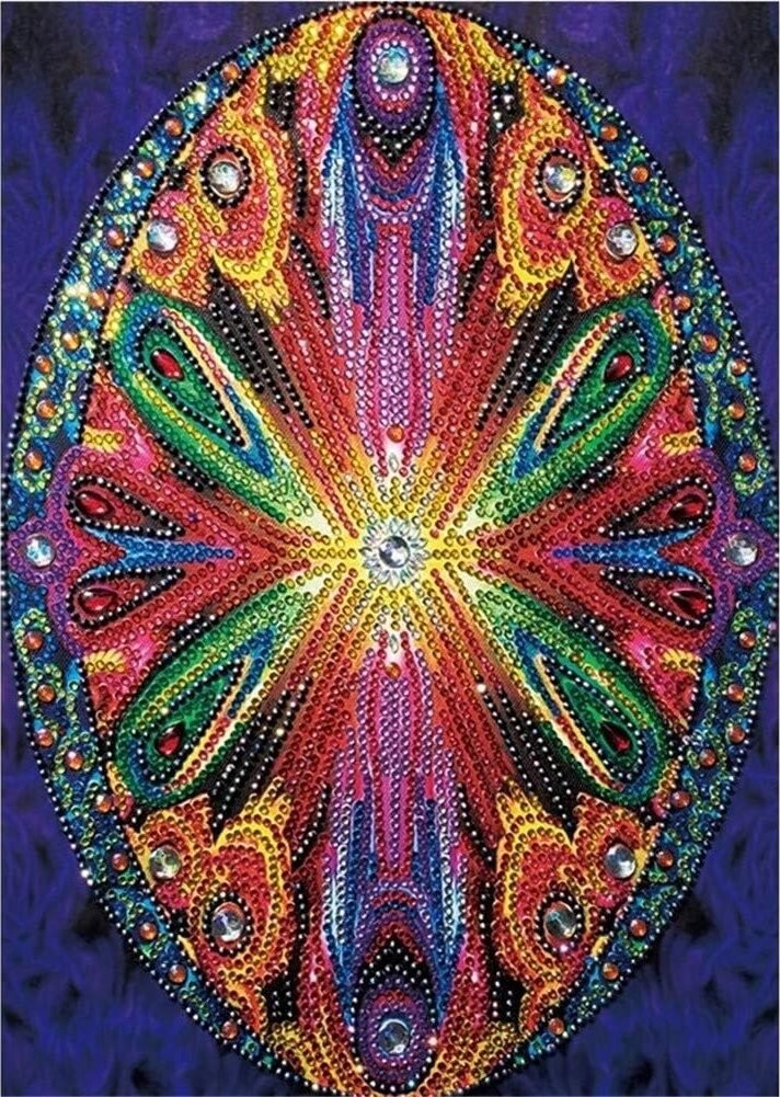 Norimpex 7D Mandalový ovál 30 × 40 cm