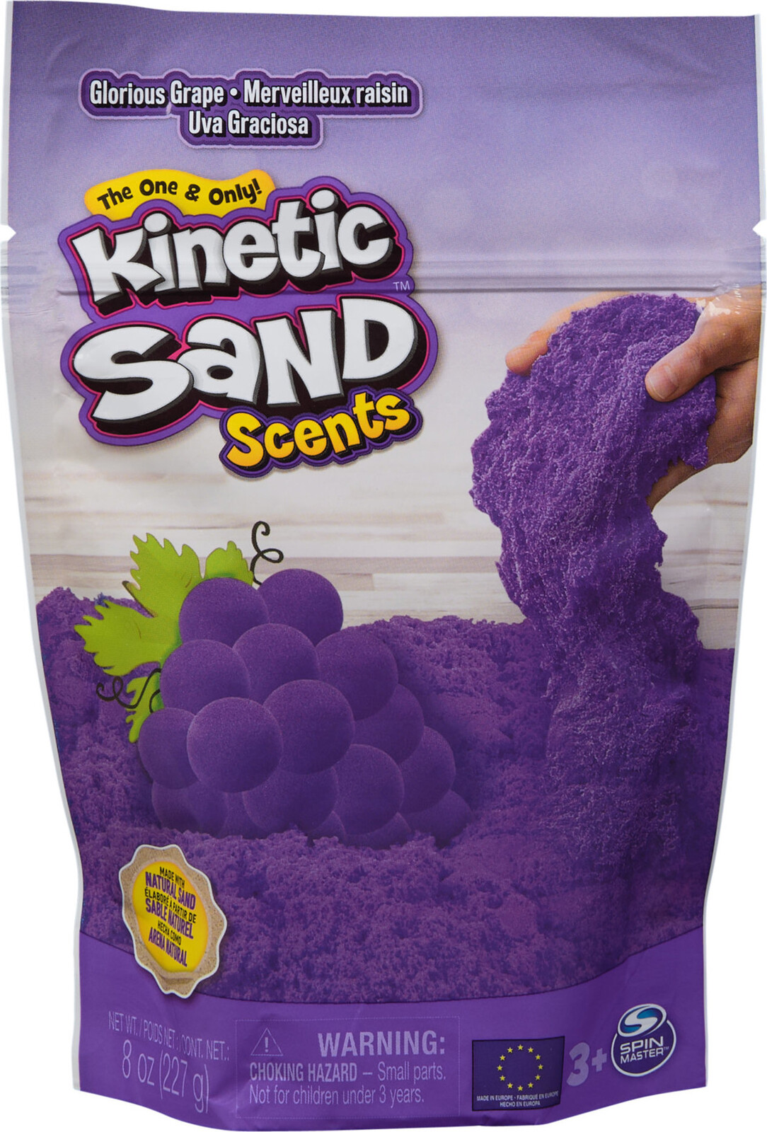 Kinetic Sand Balenie s ovocnými vôňami hrozno
