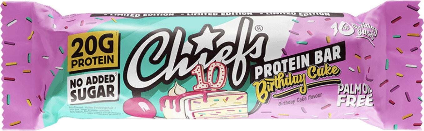 Chiefs Proteinová tyčinka birthday cake