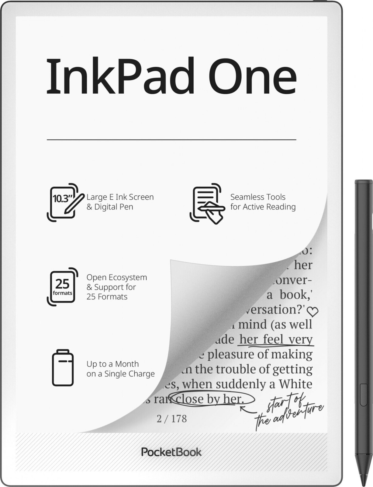 PocketBook 1030 InkPad One Matte Black