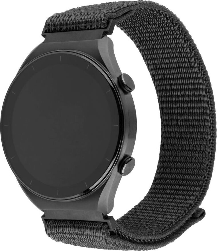 FIXED Nylon Sporty Strap pre Quick Release 18 mm tmavo sivý