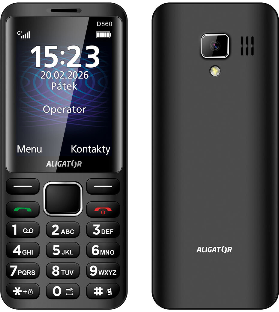 Aligator D860 Dual SIM černý