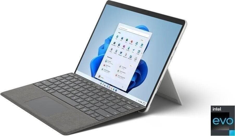 Microsoft Surface Pro 8 i7 16 GB 256 GB Platinum + Surface klávesnica Premium CZ/SK