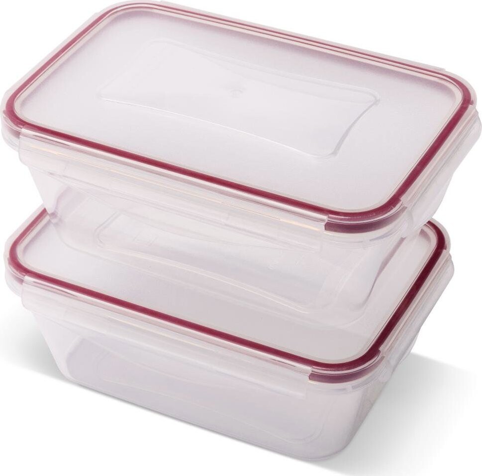 Lamart LT6062 Set dóz 2 × 0,7 l CLIP obdélník