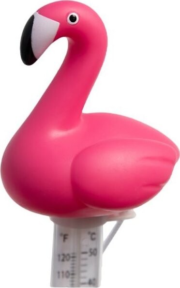 CF GROUP Teploměr plovoucí CF zvířátka - plameňák