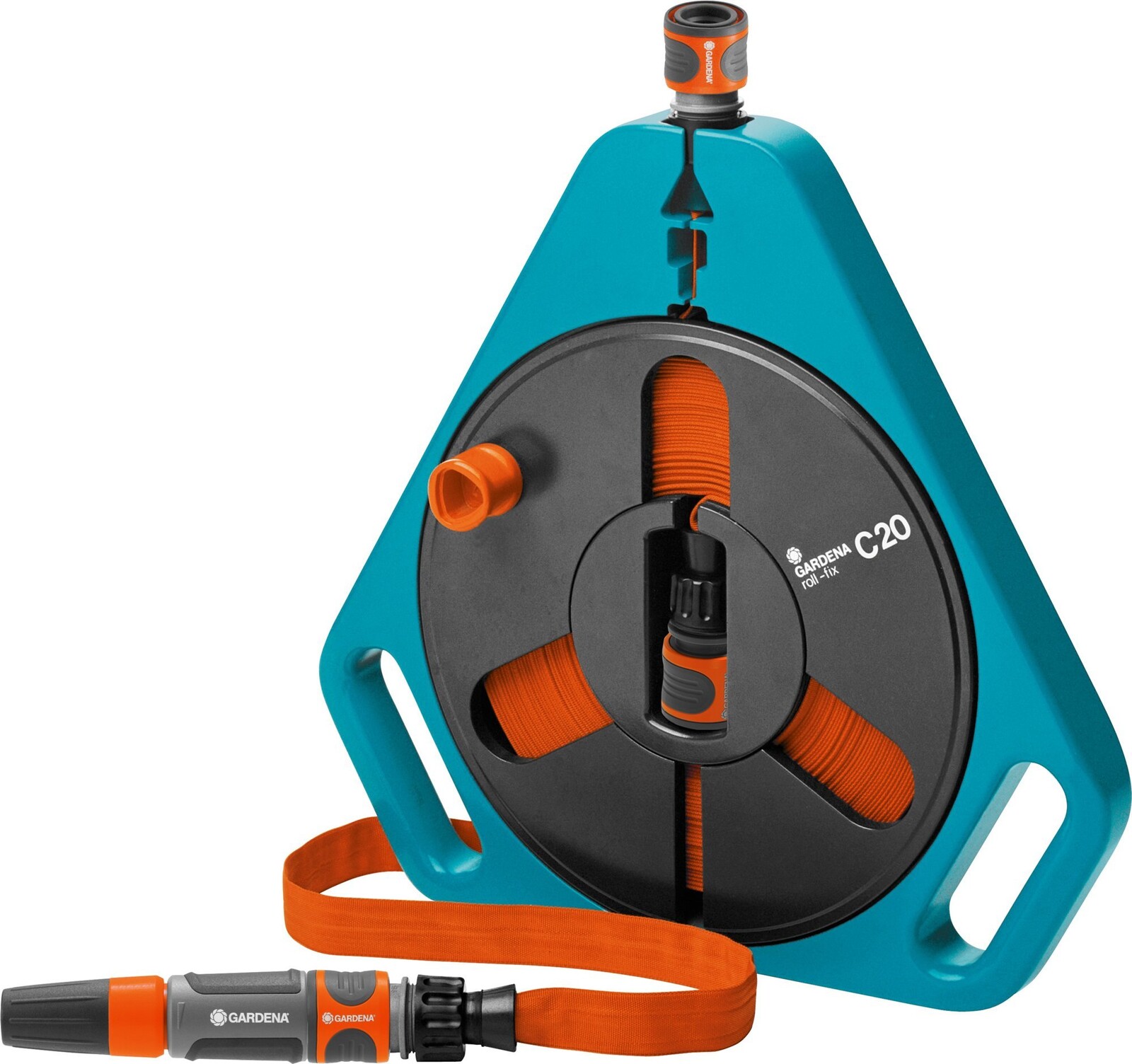 GARDENA Hadice zavlažovací Classic Roll-fix plochá 20 m, s kazetou