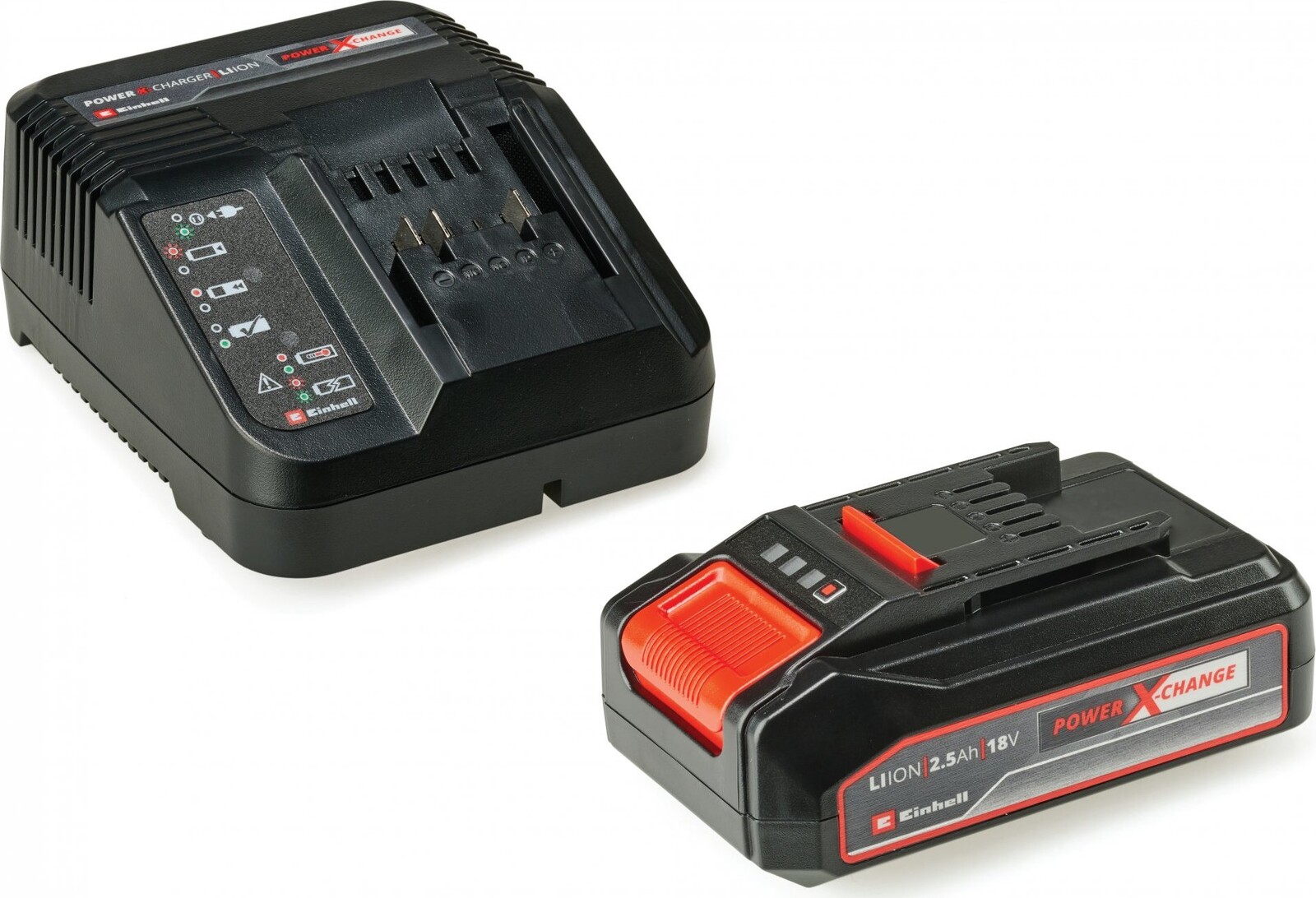 EINHELL Štartovacia súprava Power X-Change 18 V (batéria 2,5 Ah + nabíjačka), 4512097