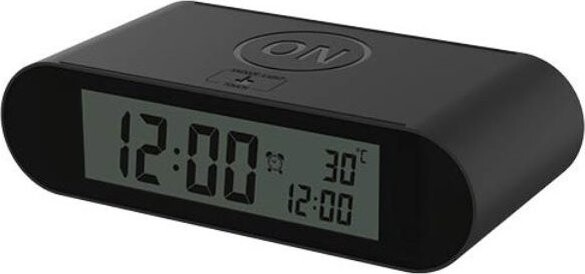 Garsaco GSC Digitálny budík s teplomerom, čierny