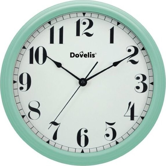 Garsaco Vintage Veľké nástenné hodiny s veľkými číslami 33 cm, mint