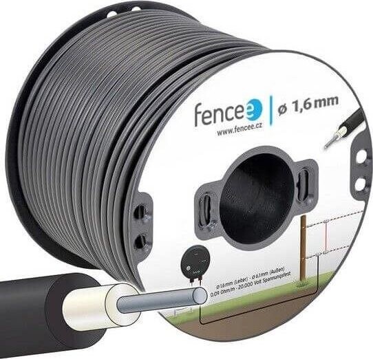 Vysokonapěťový ocelový kabel pro elektrický ohradník - 10 m