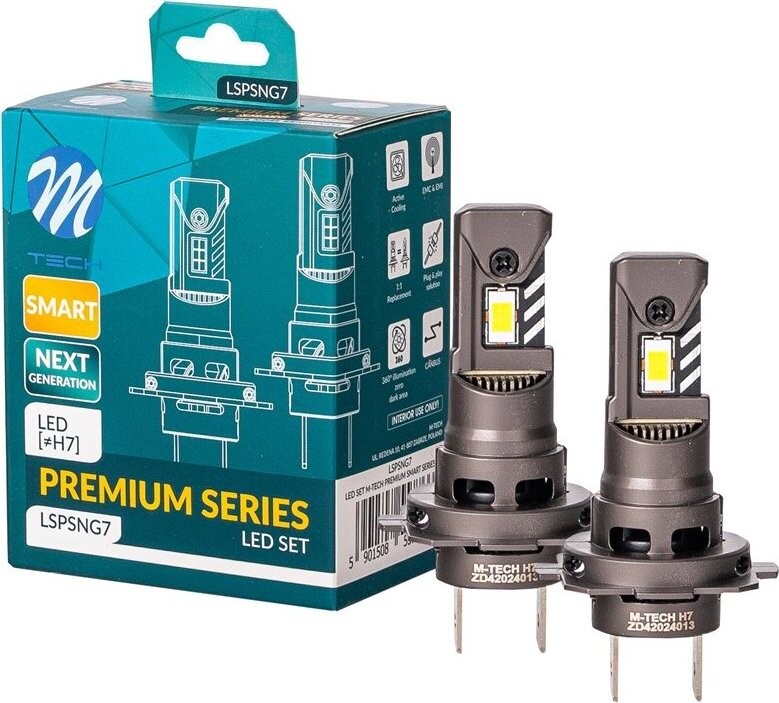 M-Tech PREMIUM SMART SERIES LED set H7