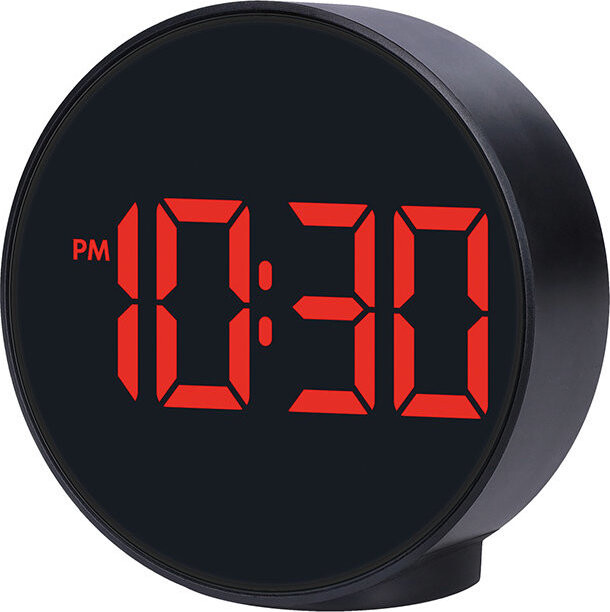 Solight Hodiny s budíkem a teploměrem, černé