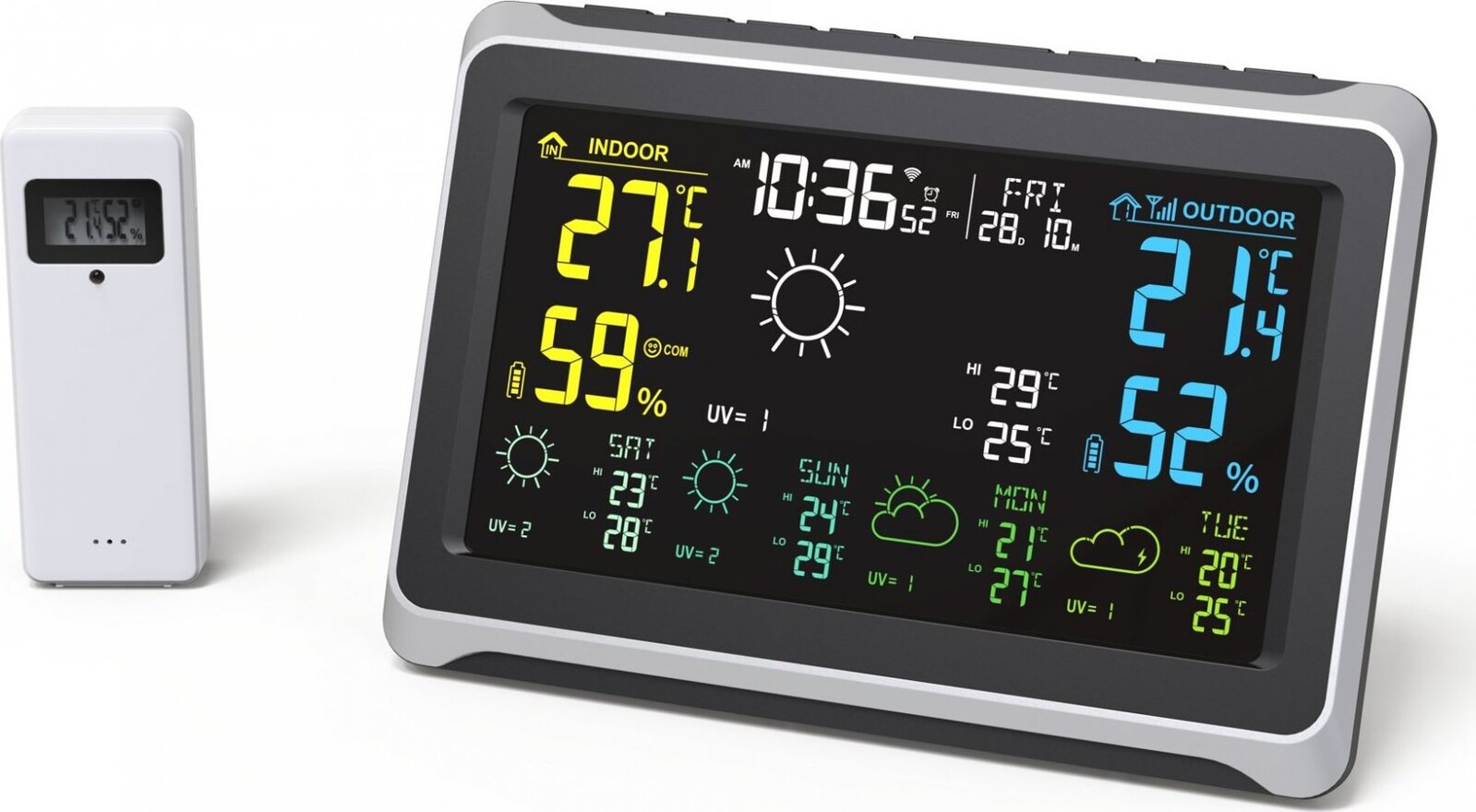 Airbi FORECAST, WiFi, černá/stříbrná