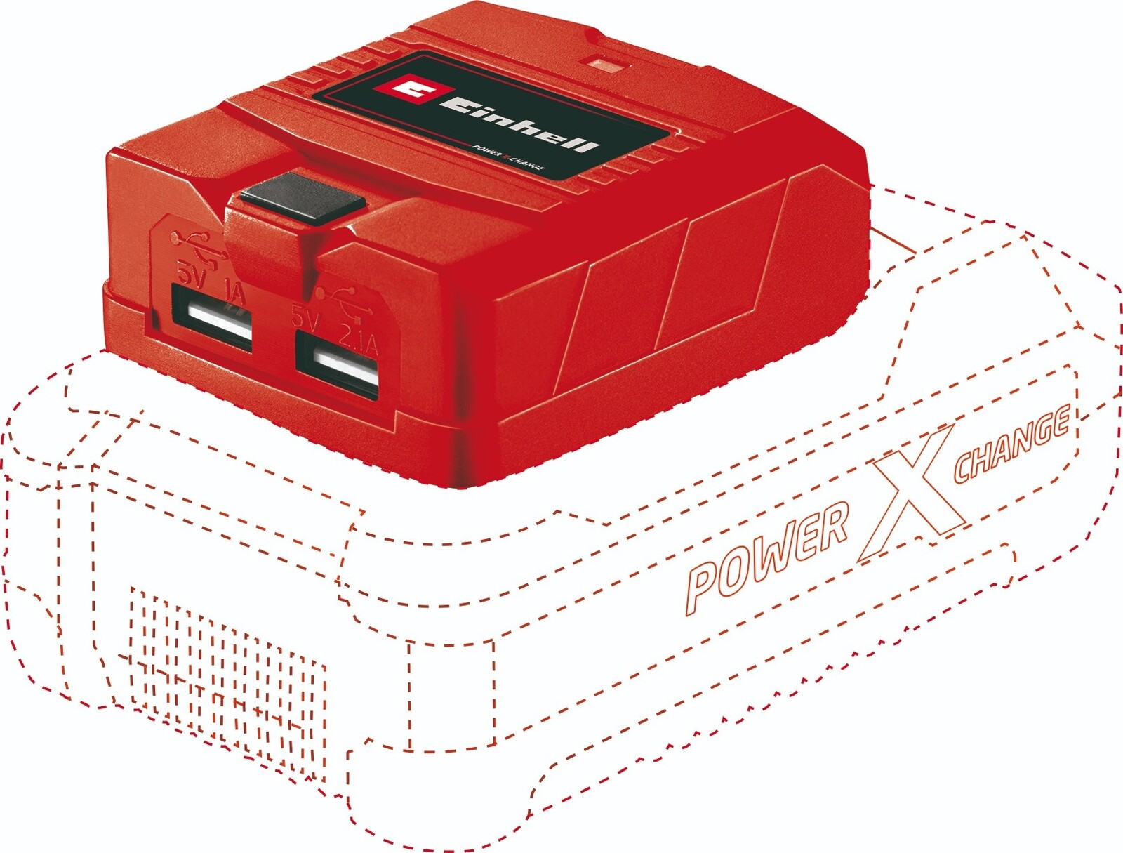 EINHELL USB adaptér TC-CP 18 Li-Solo, 4514120 (bez AKU)