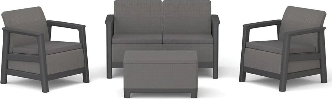 Keter SCANDI LINEA SET Mountain Grey/Grafit