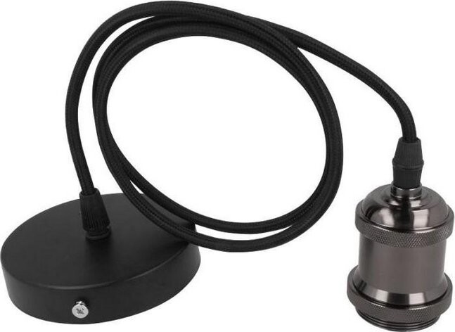 Hadex Bronx Kabel s retro objímkou, černý