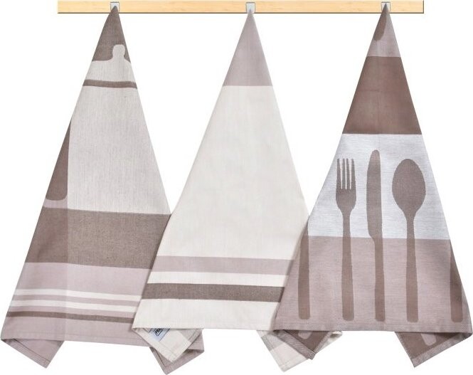 Bellatex Sada utěrek 3 ks 50 × 70 cm, 134 příbory
