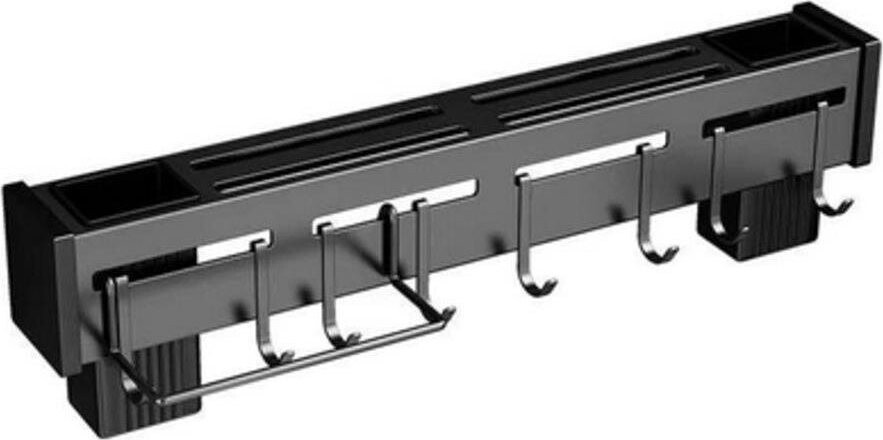 Verk 07133 Nástenné držadlo na kuchynské náčinie čierne