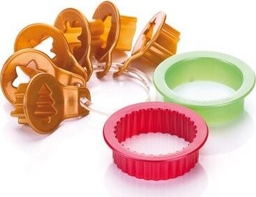 TESCOMA Vykrajovadlá vianočné na linecké pečivo DELÍCIA, 8 ks