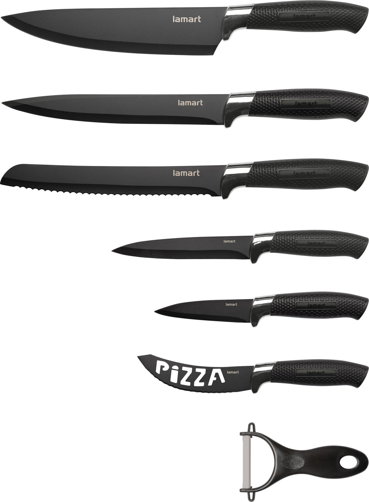Lamart KUTR LT2179 Sada 7 ks Nože + škrabka