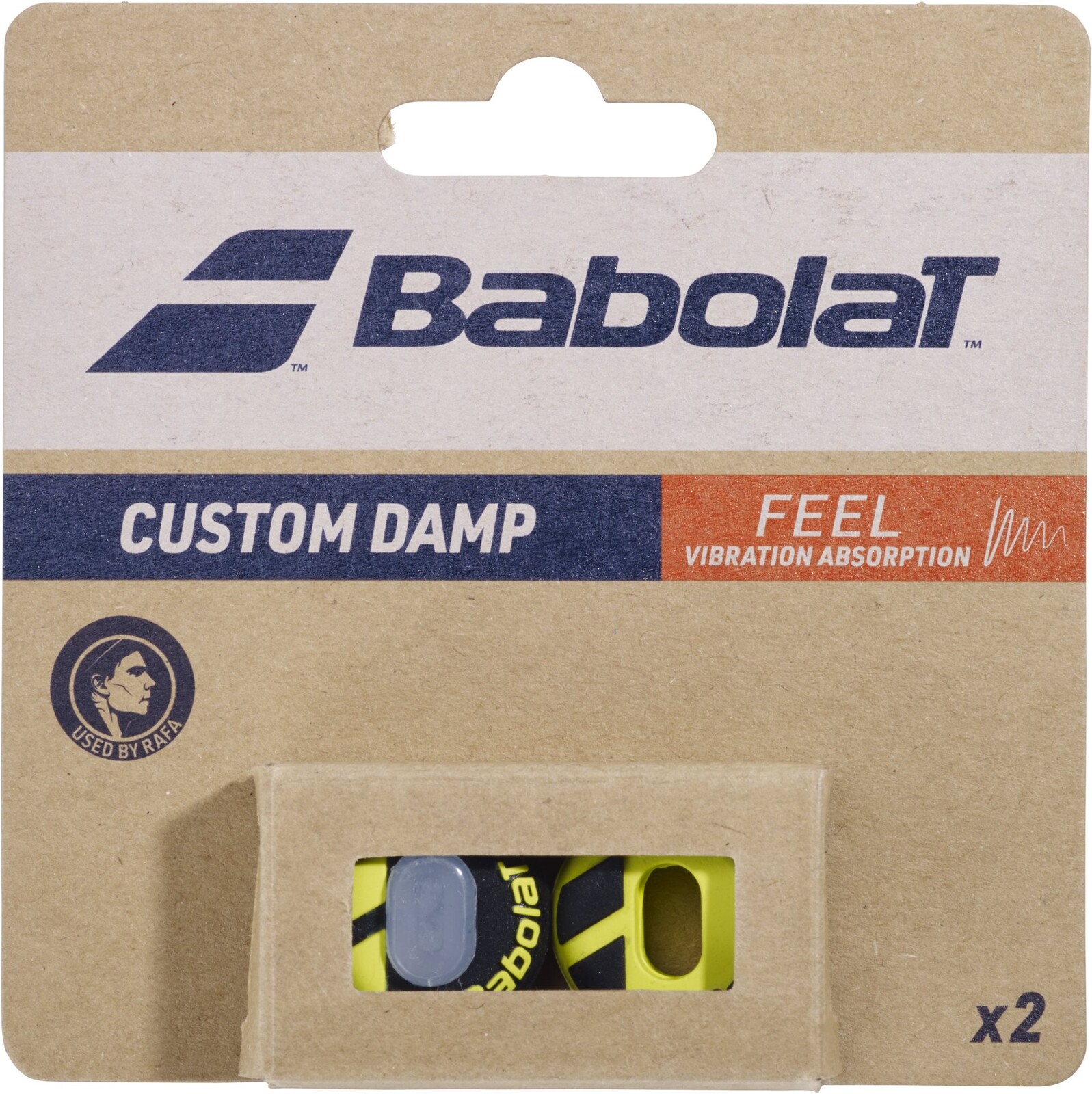 Babolat Custom Damp X2 black yellow