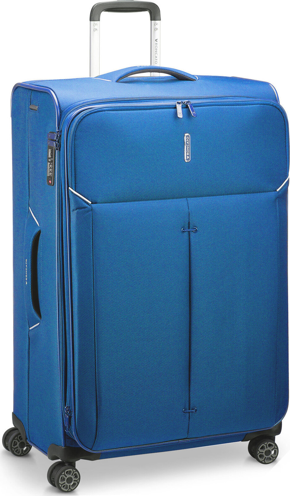 Roncato IRONIK 2.0 L denim 75 × 48 × 30/35 cm