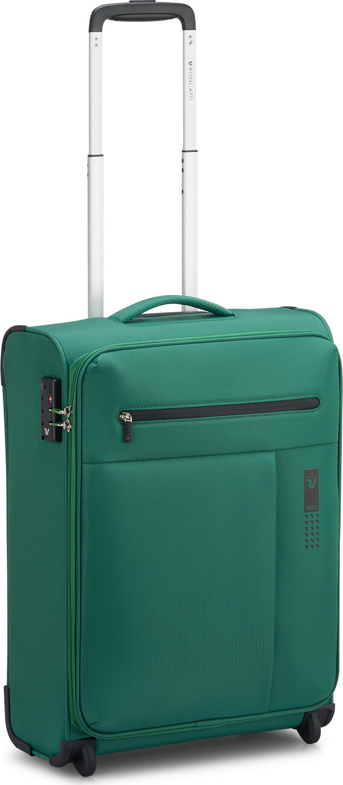 Roncato LITE SOFT S, jasně zelený, 55 × 40 × 20 cm, 2 kolečka