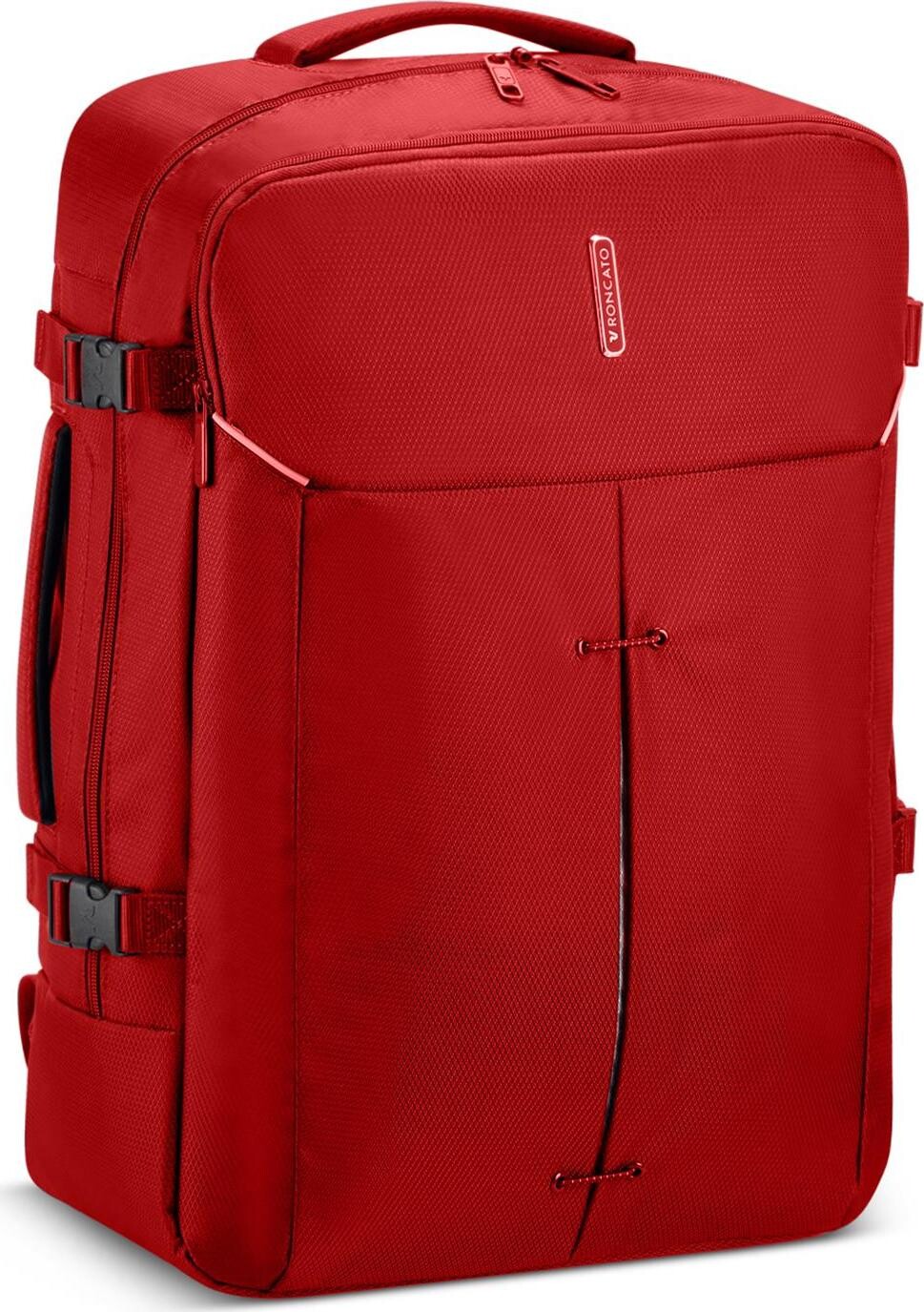 Roncato batoh do kabiny Ryanair Ironik 2.0 červený 40 × 55 × 20 cm