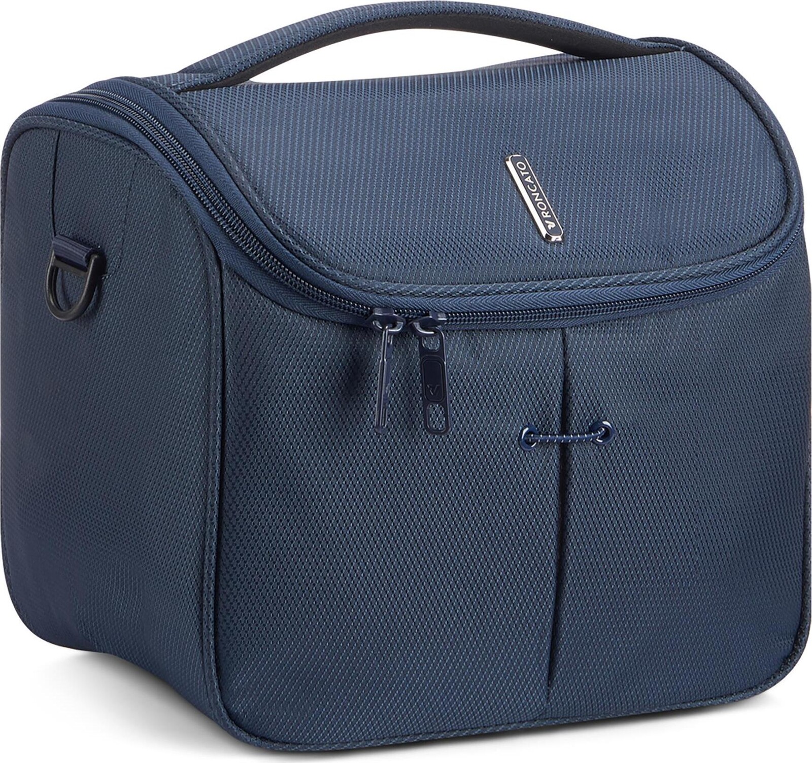 Roncato kosmetická taška Ironik 2.0 28 cm modrá 28 × 24 × 17 cm