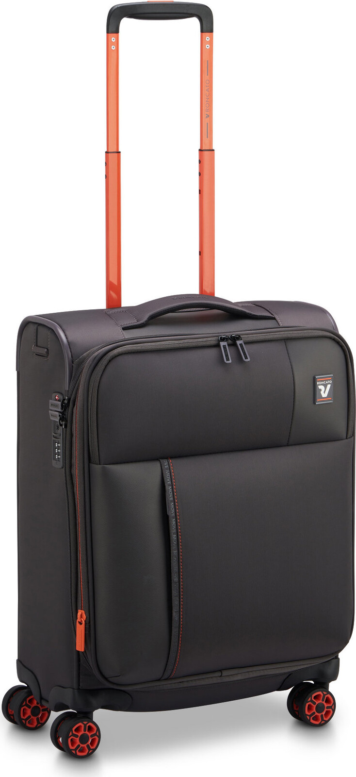 Roncato MOVE S EXP grafitový 55 × 40 × 20/23 cm