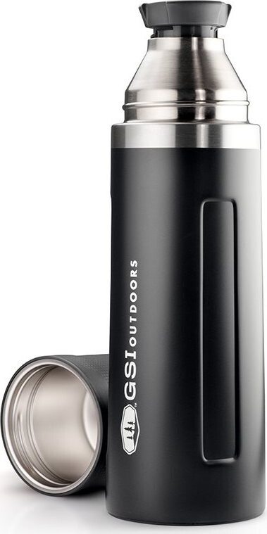 GSI Outdoors Glacier Stainless Vacuum Bottle 1 l black