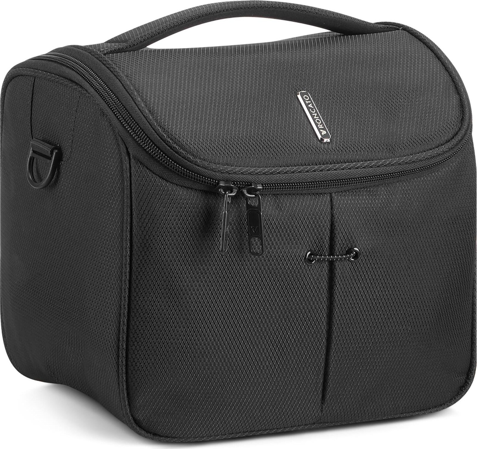 Roncato kozmetická taška Ironik 2.0 28 cm čierna 28 × 24 × 17 cm