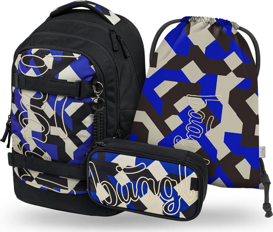 BAAGL SET 3 Skate Max Variety: batoh, penál, sáček GRS