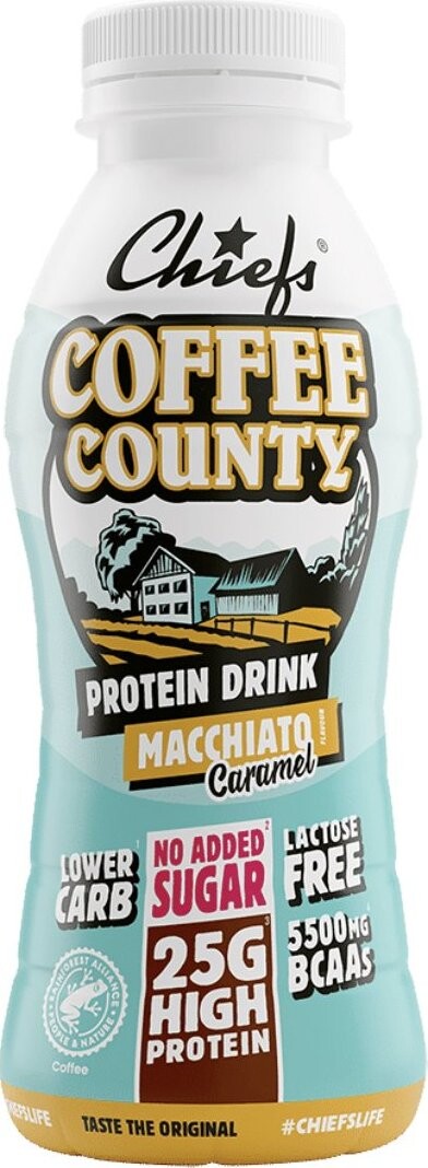 Chiefs Proteinový nápoj 330 ml coffe county