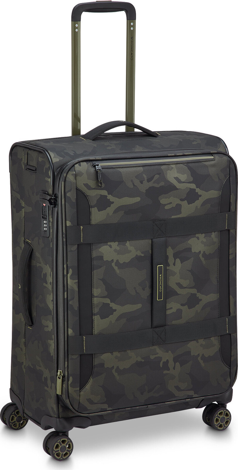 Roncato cestovní kufr NORWAY M kamufláž 64 × 44 × 26 / 31 cm