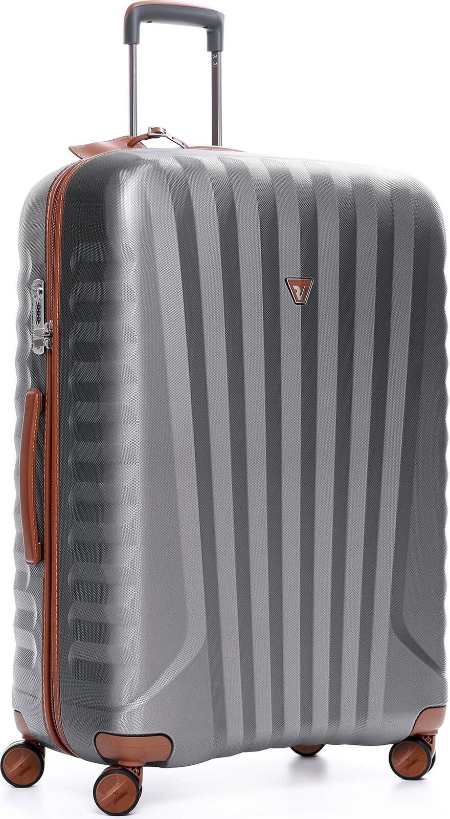 Roncato E-LITE L, titanový, 80,5 × 53 × 28 cm