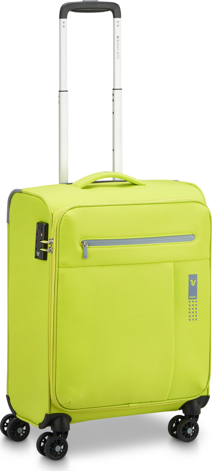 Roncato LITE SOFT S, limetkový, 55 × 40 × 20 cm, 4 kolečka