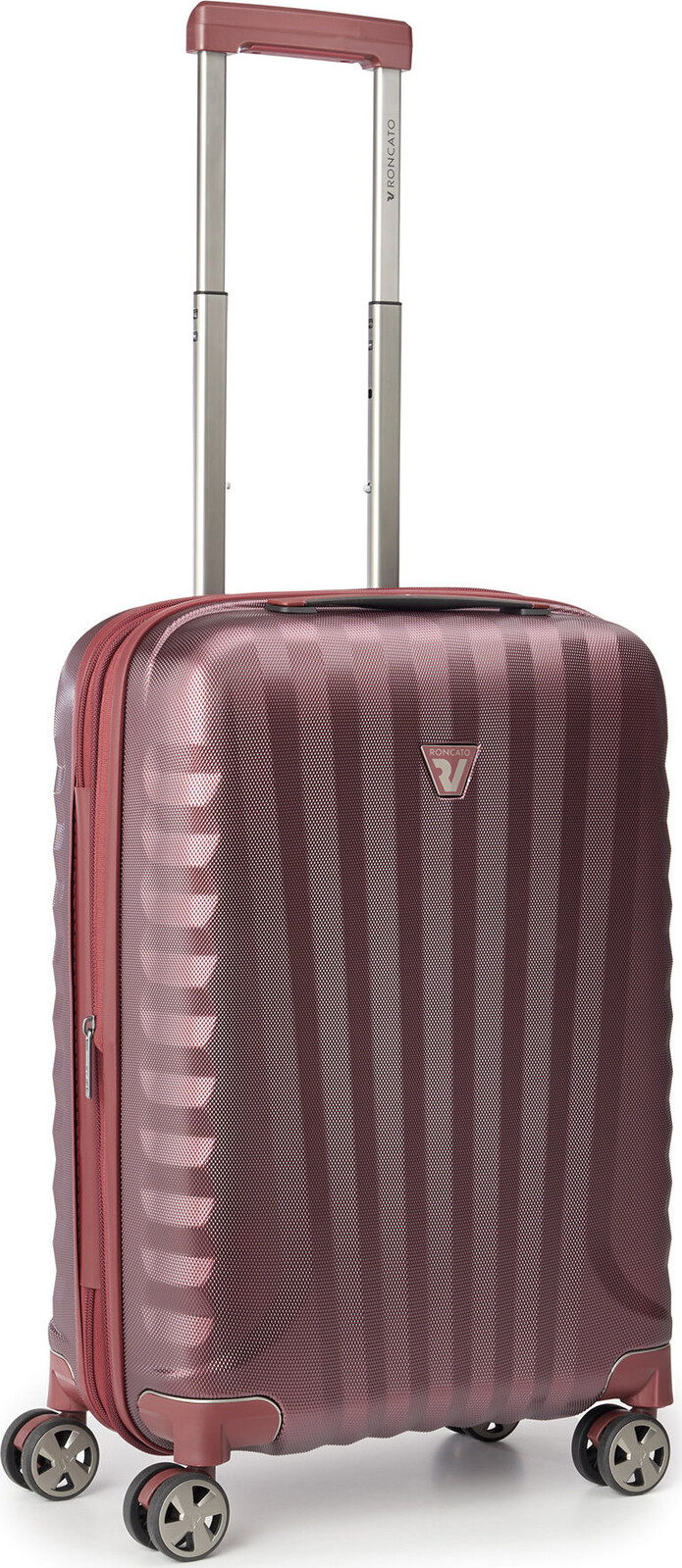 Roncato cestovní kufr Uno Premium 3.0 S 60 × 40 × 20/25 cm vínový