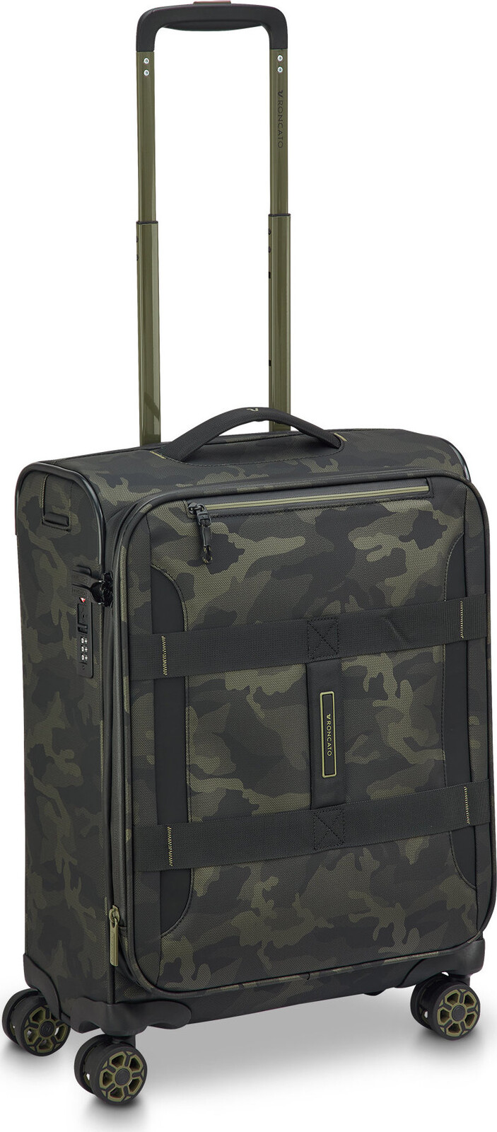 Roncato cestovní kufr NORWAY S kamufláž 55 × 40 × 20 / 23 cm