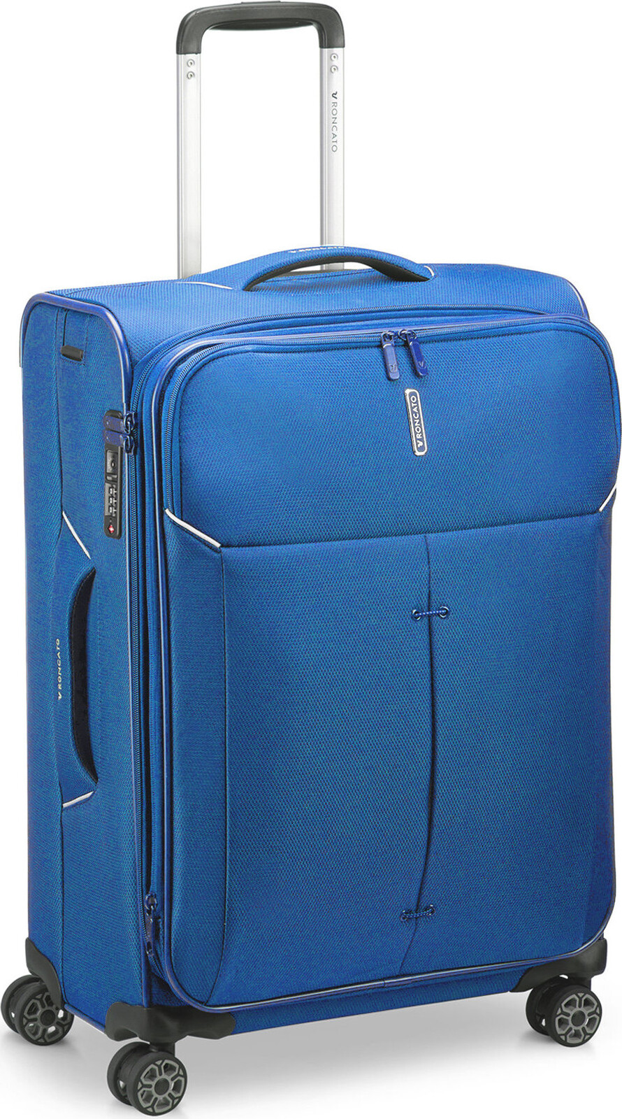 Roncato IRONIK 2.0 M denim 65 × 44 × 24/29 cm