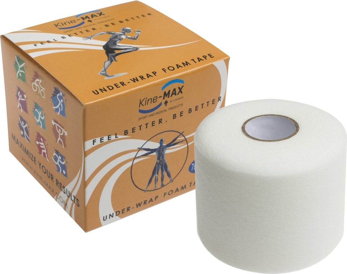 Kine-MAX Under Wrap Foam Tape 7 cm × 27 m biela
